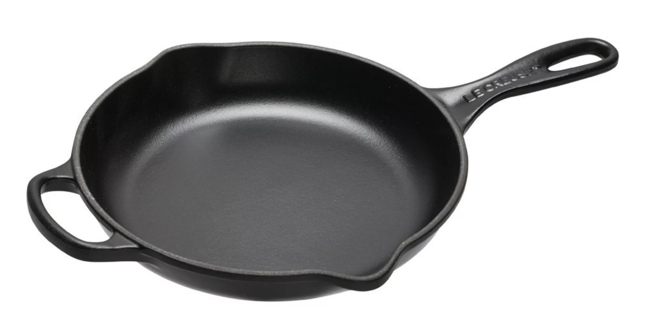 Le Creuset Brat- und Servierpfanne Signature Gusseisen Schwarz 23cm günstig online kaufen