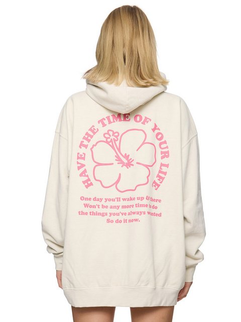 Worldclassca Hoodie Worldclassca Oversized FLOWER Print Hoodie Kapuzenpullo günstig online kaufen