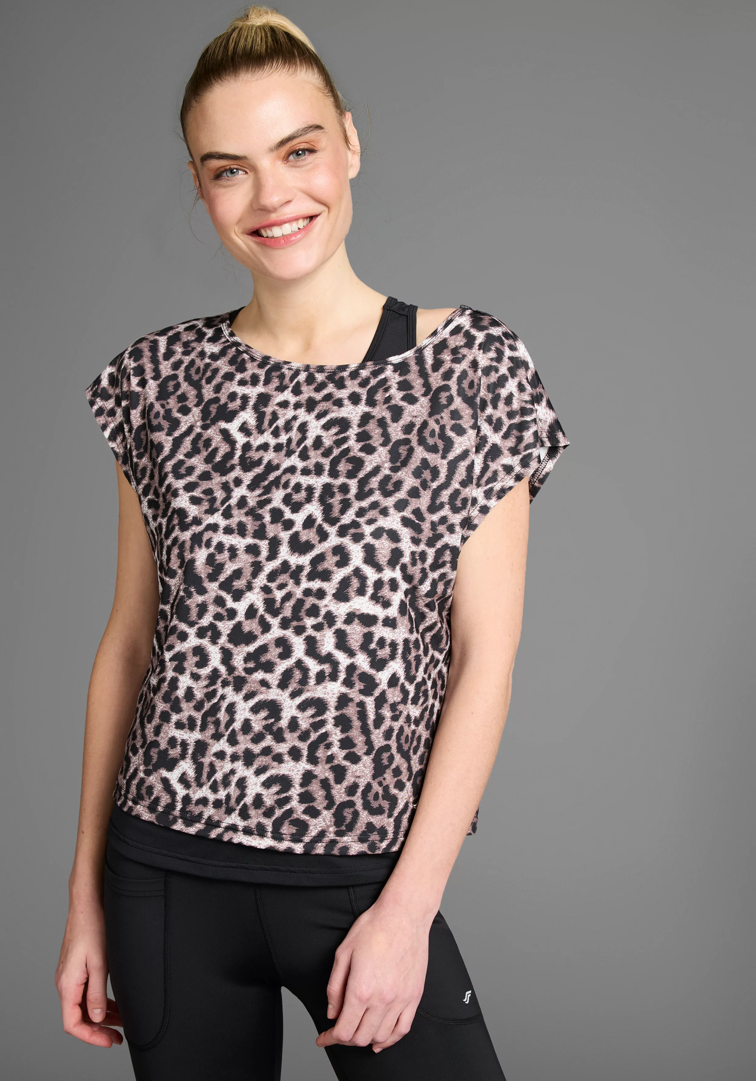 FAYN SPORTS Funktionsshirt, (Set, 2), mit coolem Print und Top auch in groß günstig online kaufen