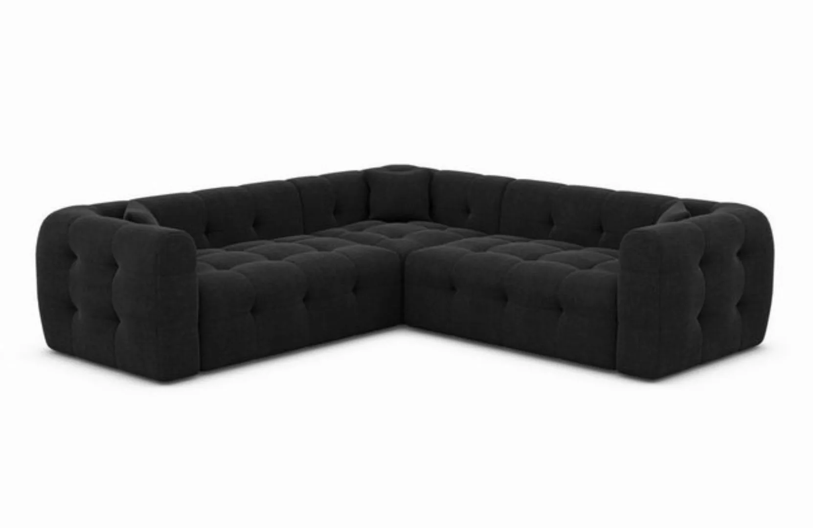 Sofa Dreams Ecksofa Sofa Polsterstoff Eckcouch Samt Lounge Couch Sevilla L günstig online kaufen