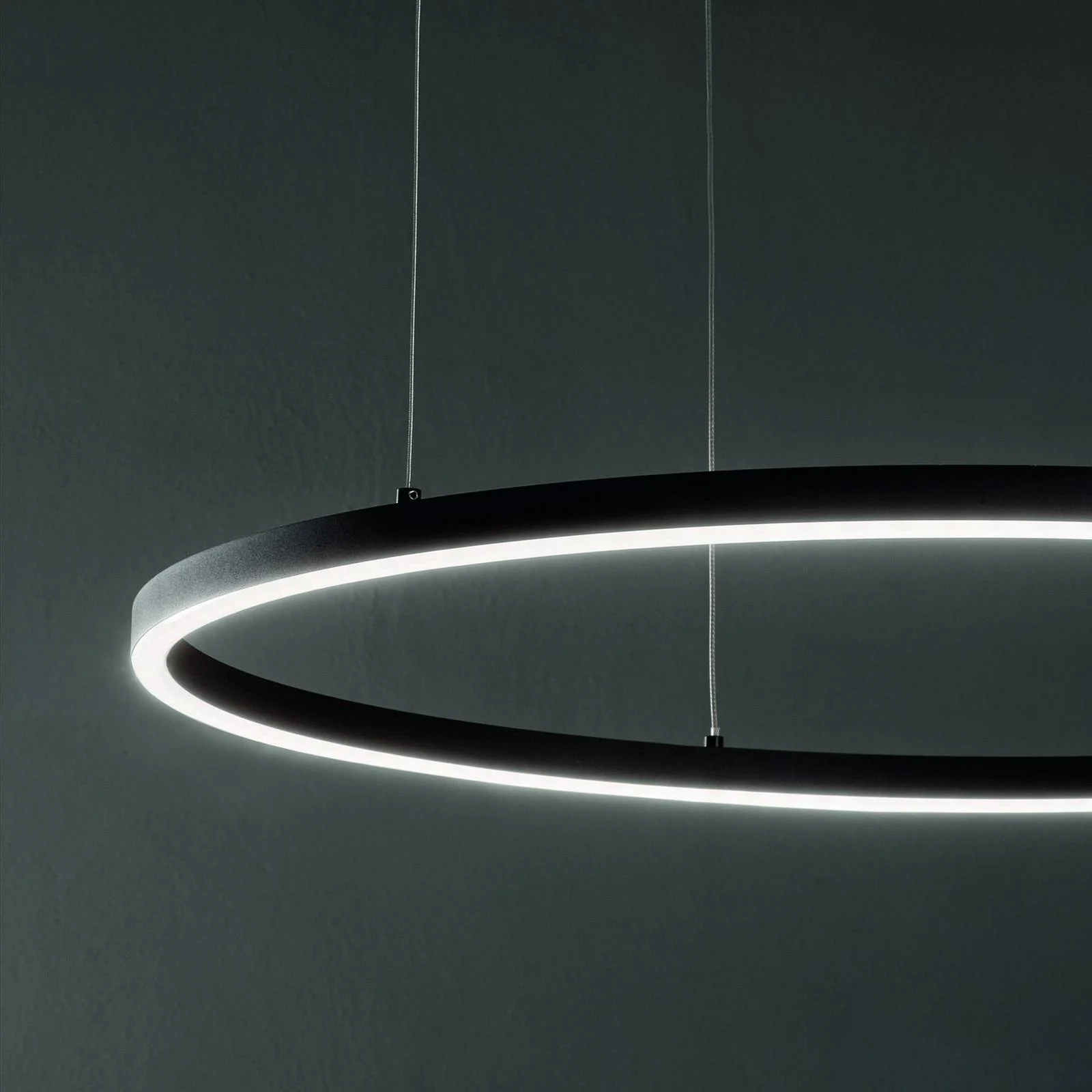 Ideal Lux LED-Hängelampe Oracle Slim Ø 70 cm weiß 3.000 K günstig online kaufen
