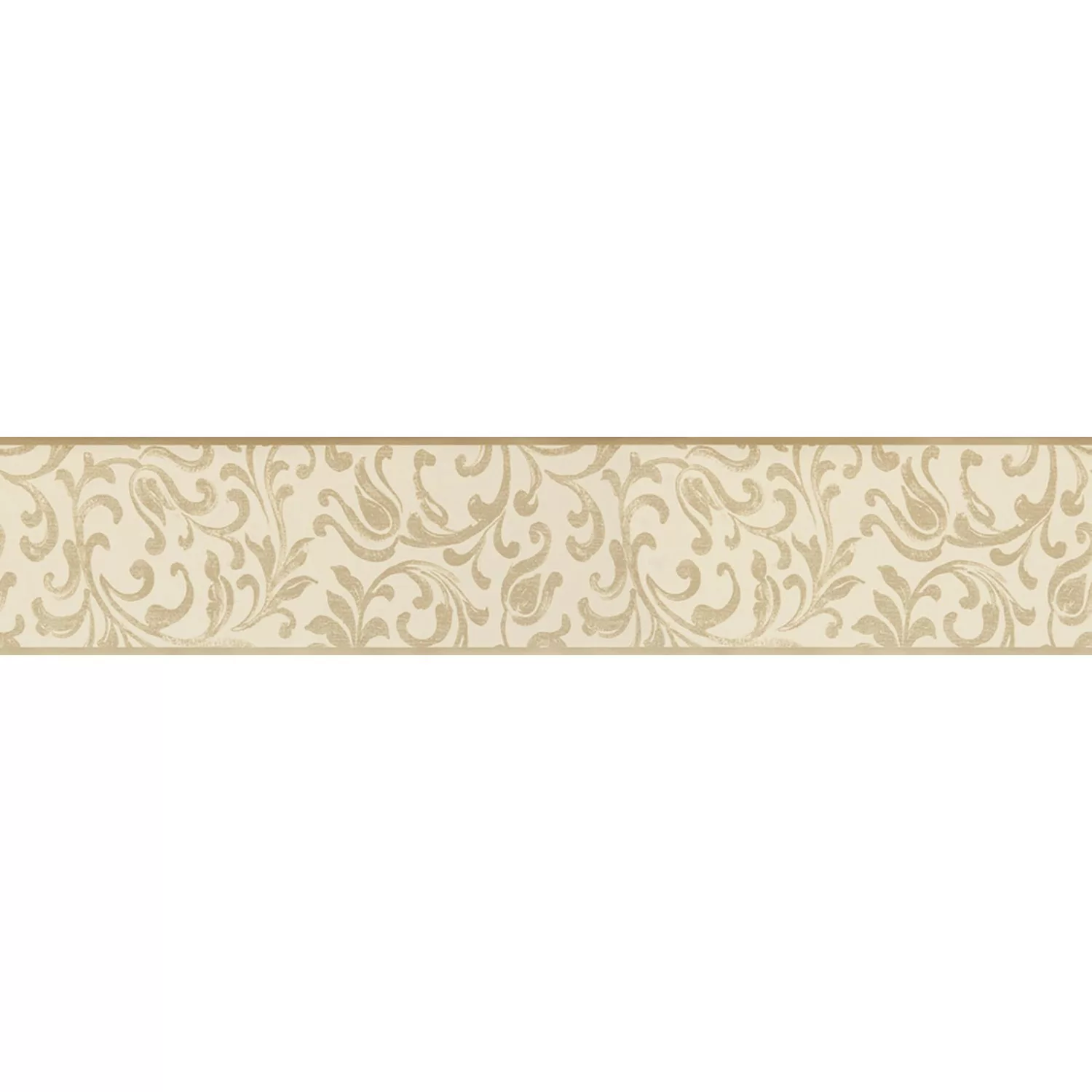 Bricoflor Mediterrane Tapeten Bordüre in Beige Gold Ornament Tapetenbordüre günstig online kaufen