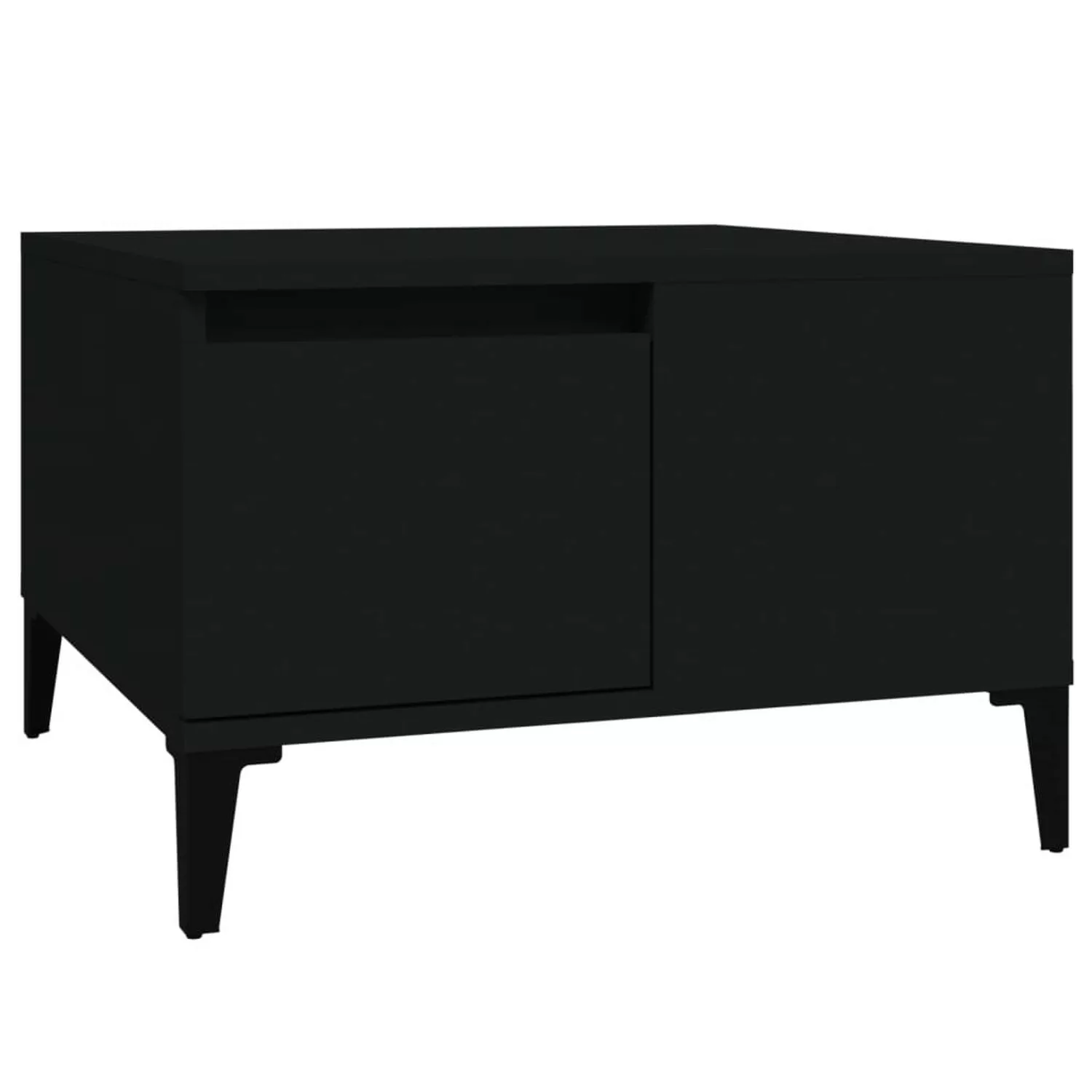 Vidaxl Couchtisch Schwarz 55x55x36,5 Cm Holzwerkstoff günstig online kaufen