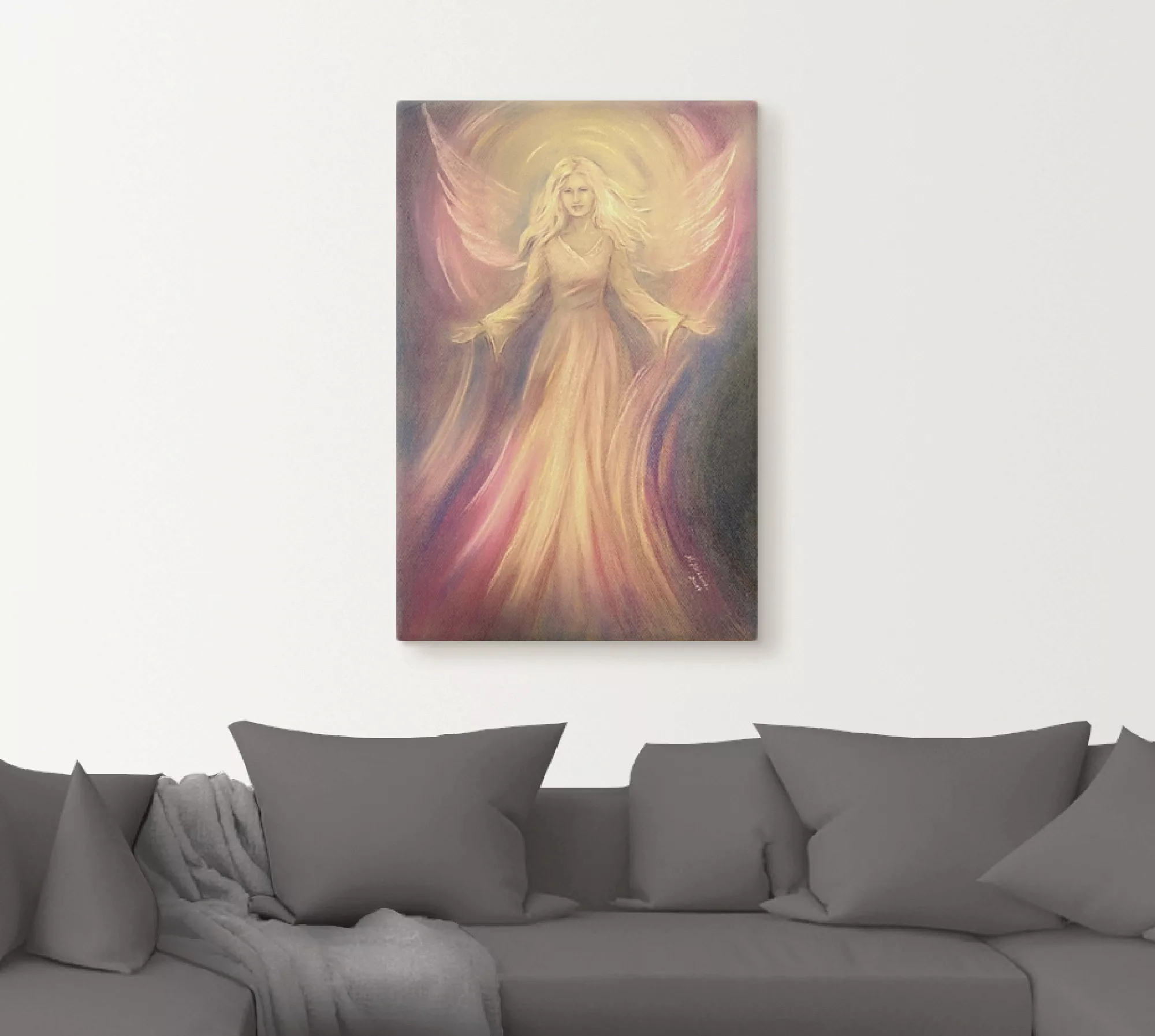 Artland Wandbild "Engel Licht Liebe - Spirituelle Malerei", Religion, (1 St günstig online kaufen