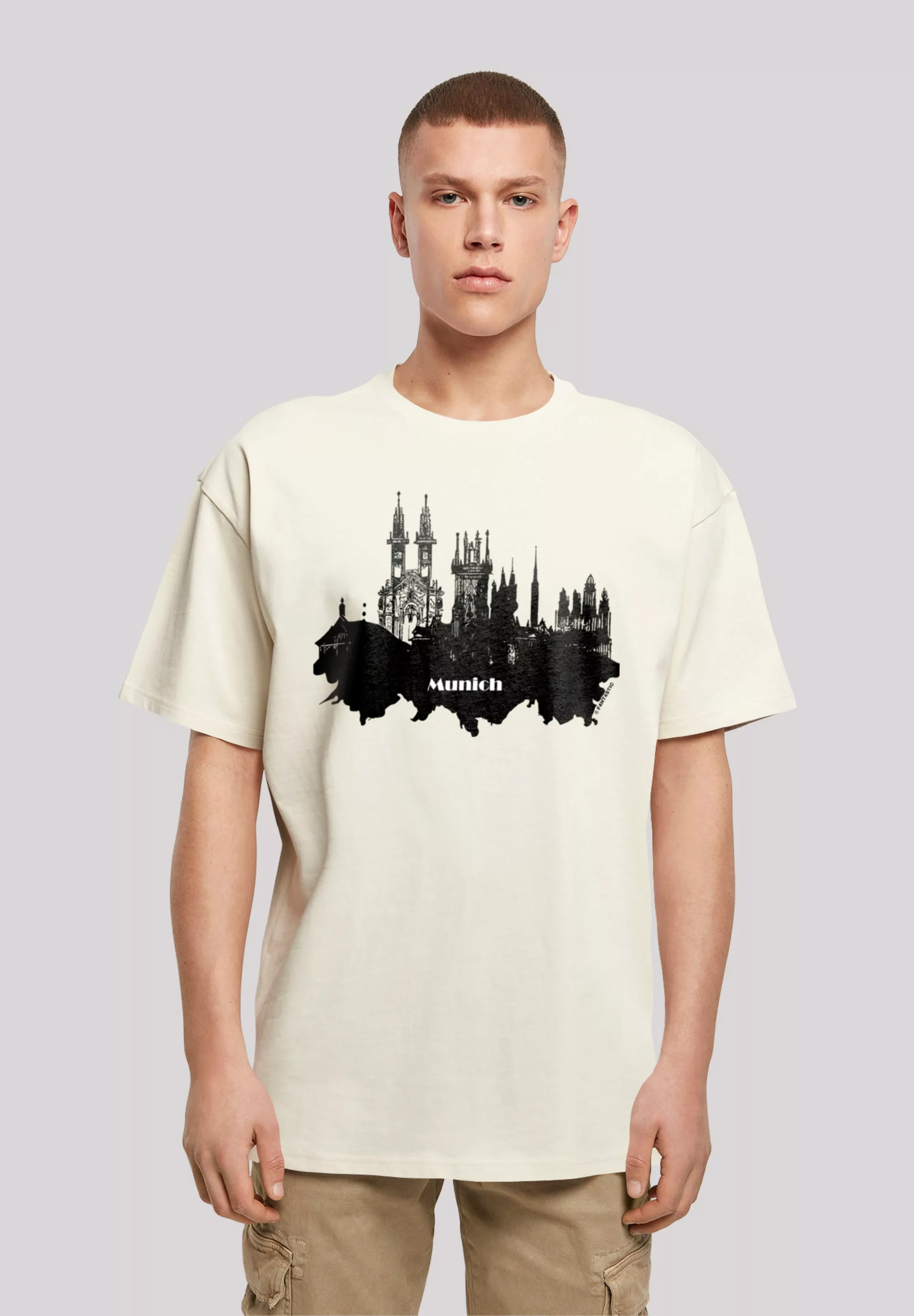 F4NT4STIC T-Shirt "Cities Collection - Munich skyline", Print günstig online kaufen