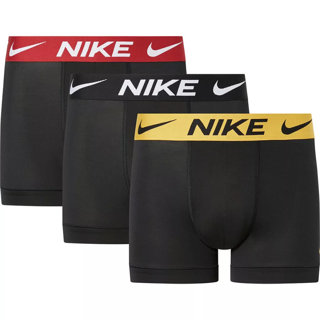 Nike – 3er-Pack Unterhosen aus Mikrofaser mit Stretchanteil in Schwarz mit günstig online kaufen