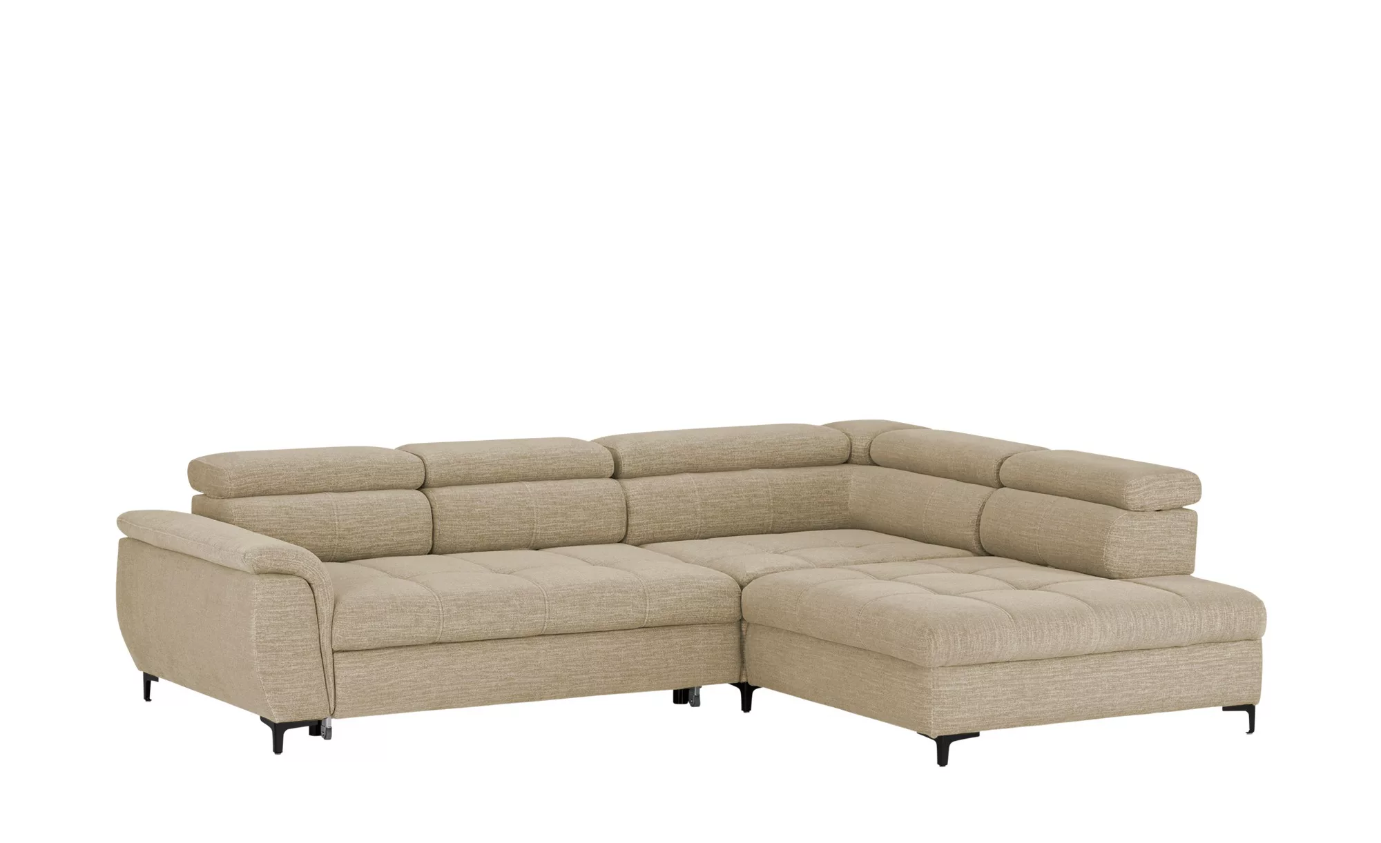 switch Ecksofa aus Flachgewebe Denvo ¦ beige ¦ Maße (cm): B: 290 H: 94 T: 2 günstig online kaufen