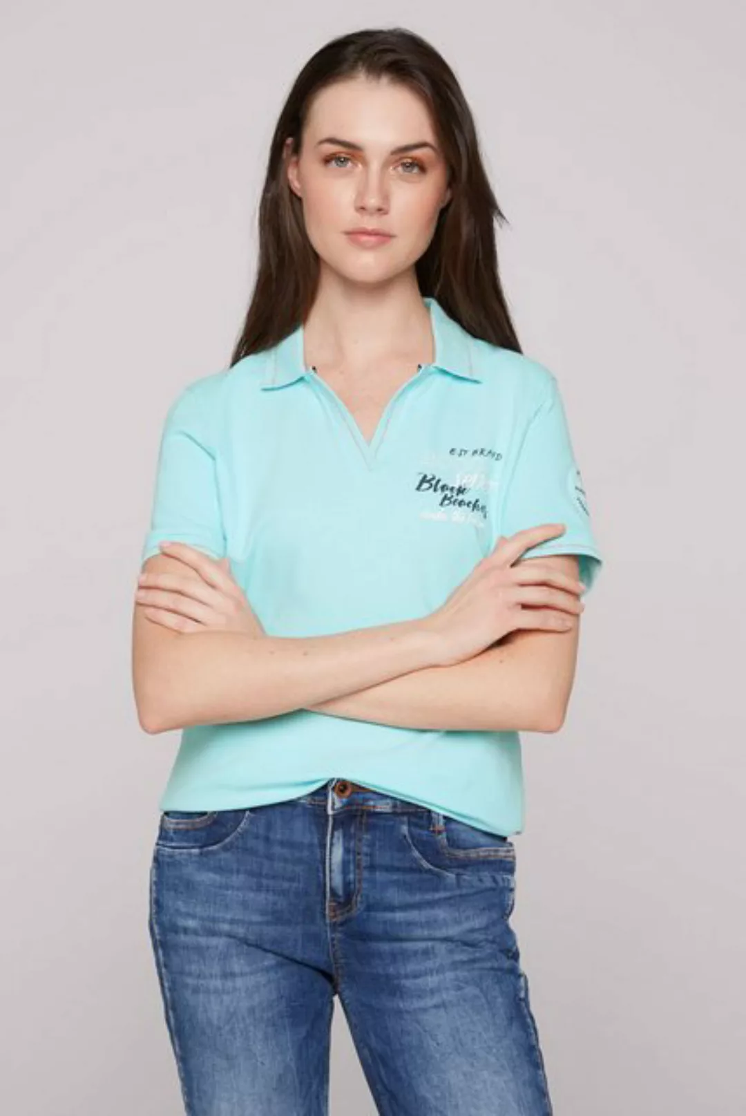 SOCCX Poloshirt mit Elasthan-Anteil günstig online kaufen