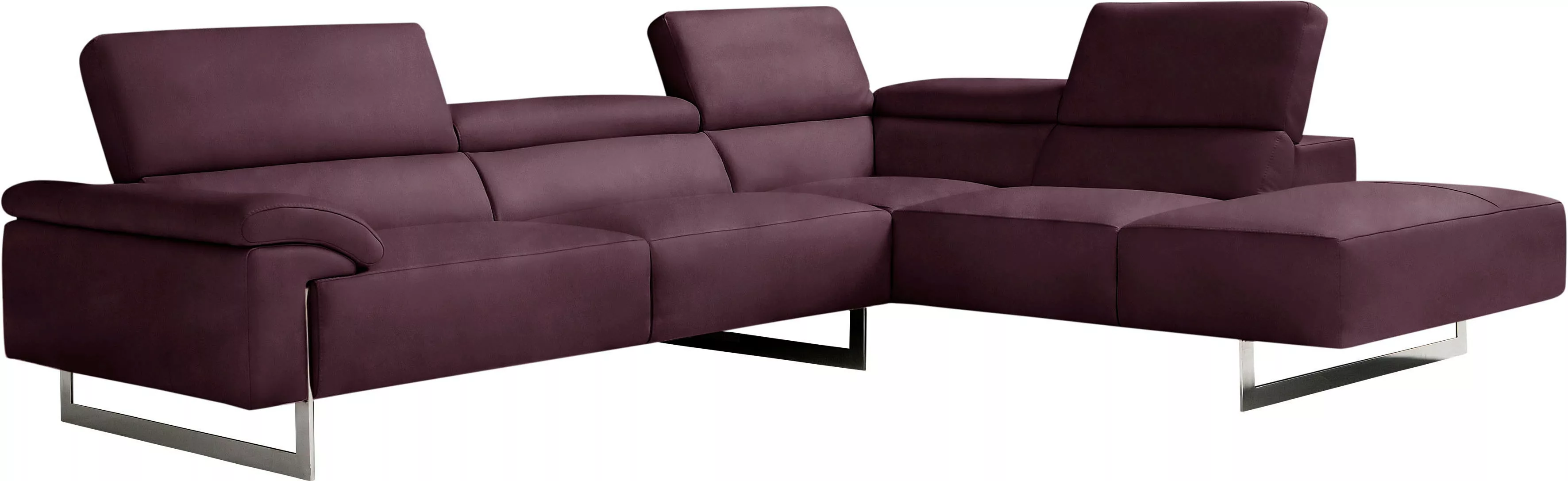 Egoitaliano Ecksofa "Malika, elegant und bequem, Designsofa, L-Form", mit O günstig online kaufen