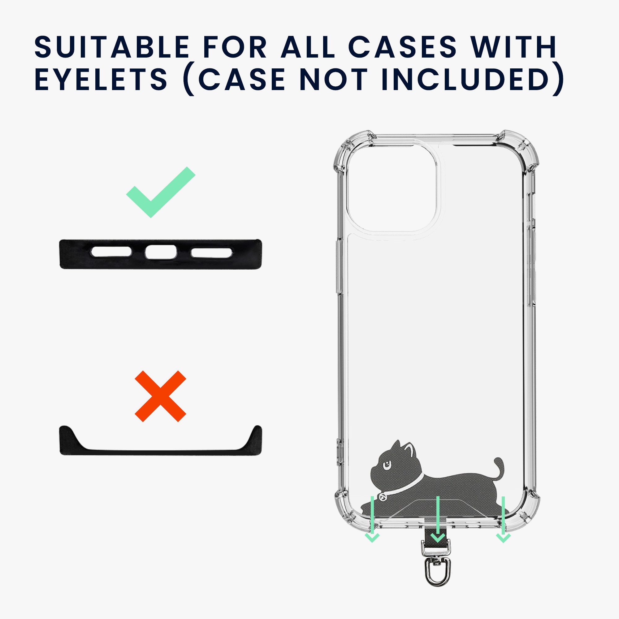 kwmobile Etui Universal Handykette aus Nylon günstig online kaufen