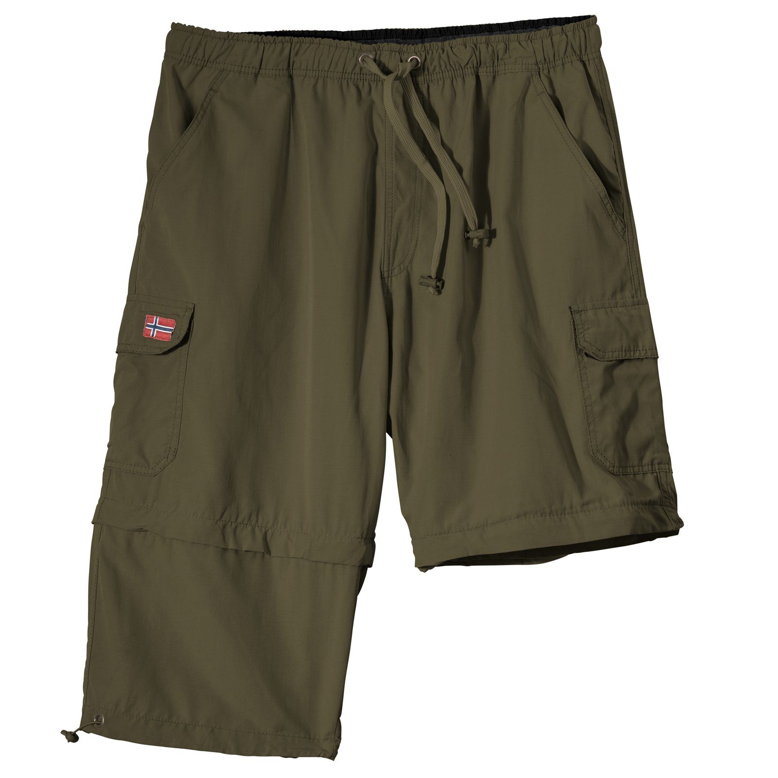 ABRAXAS Bermudas Abraxas Zipp-off-Bermuda khaki Übergröße günstig online kaufen