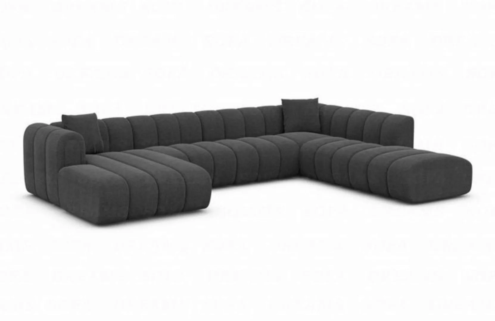 Sofa Dreams Wohnlandschaft Luxus Stoff Sofa Stoffcouch Polster Couch Almagr günstig online kaufen