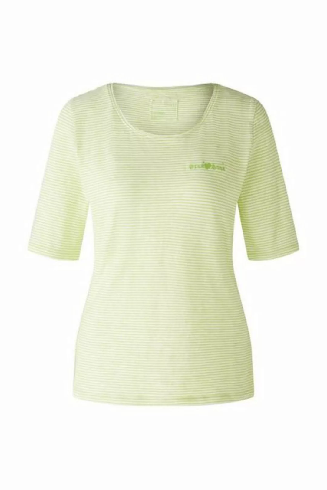 Oui T-Shirt T-Shirt, white green günstig online kaufen