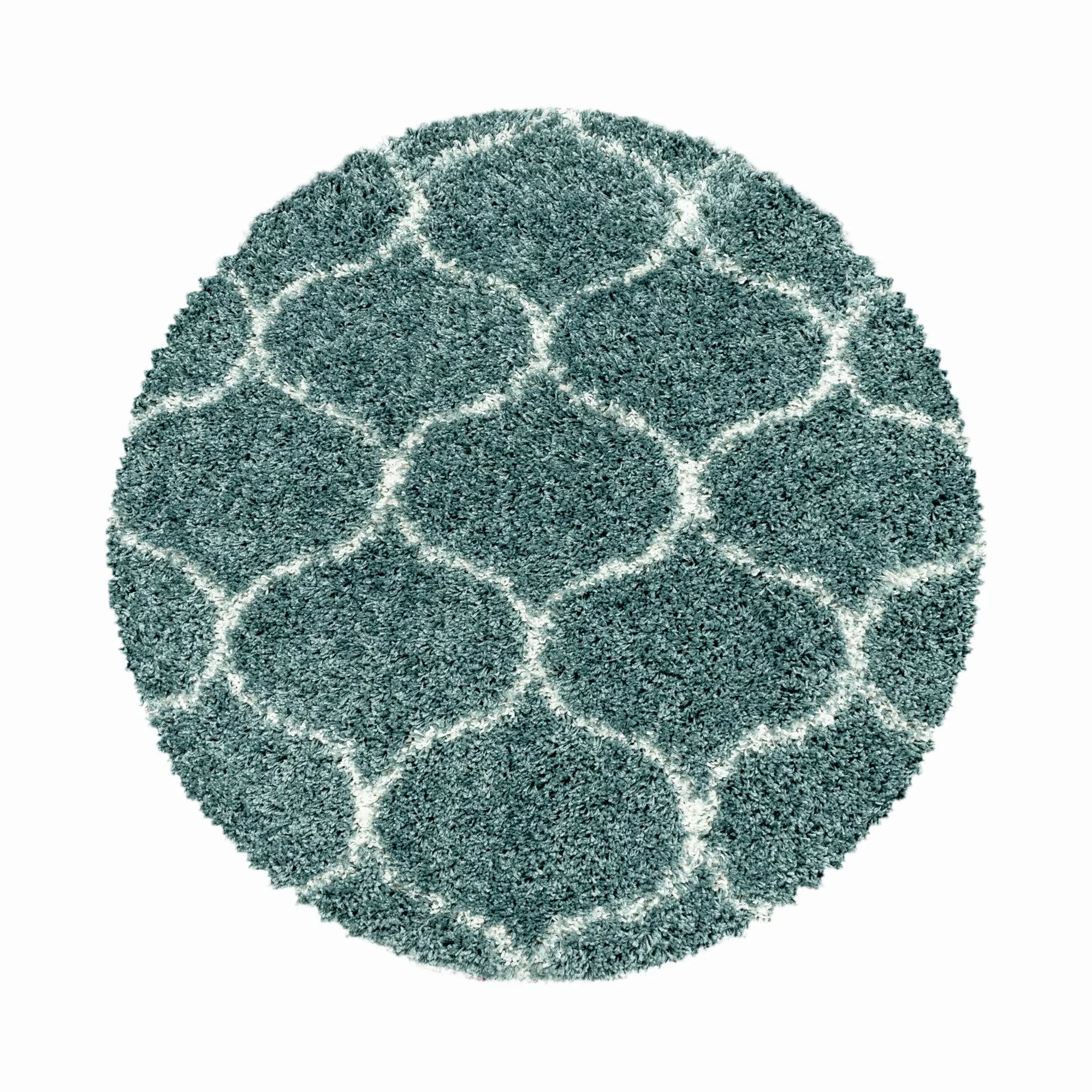 Carpettex Hochflor-Teppich Skandinavisches Design, Rund, Höhe: günstig online kaufen