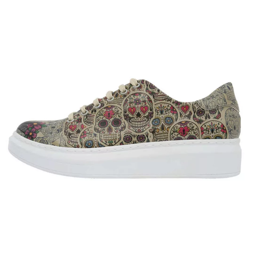 DOGO Plateausneaker "Damen Myra Remembrance Of Frida Kahlo Vegan Damen Snea günstig online kaufen