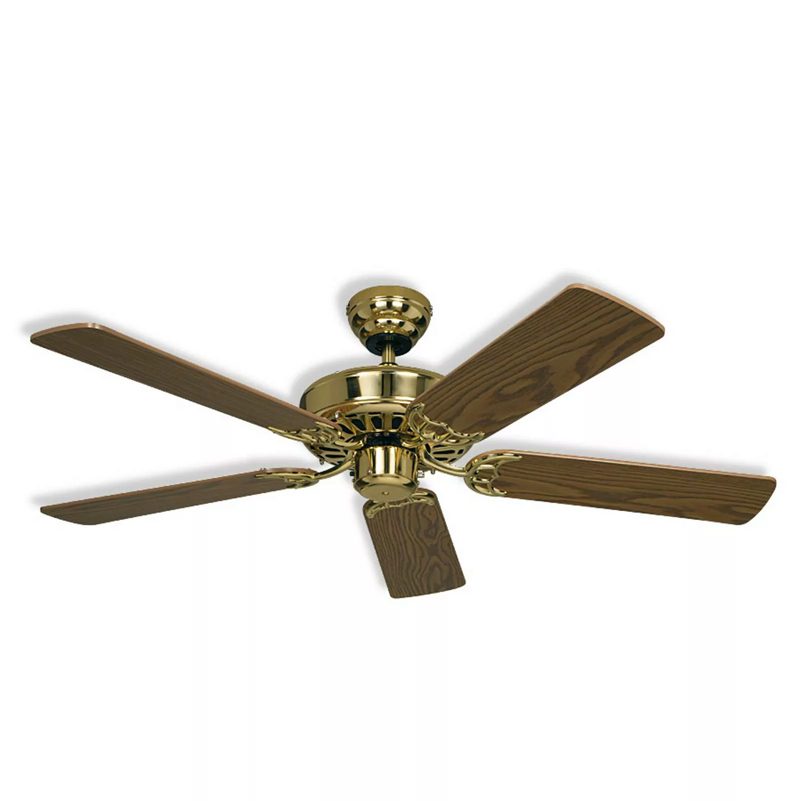 Deckenventilator Royal 103, messing, eiche antik günstig online kaufen