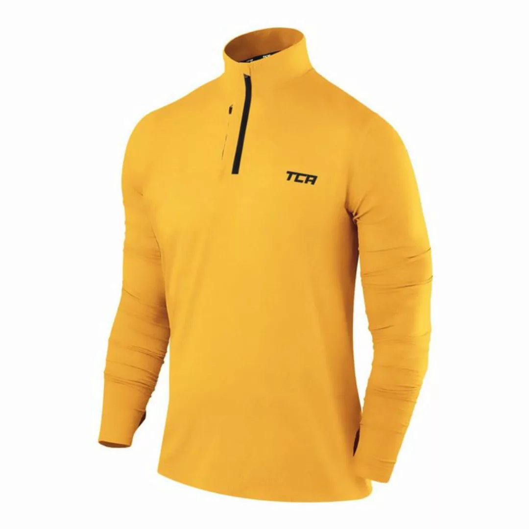 TCA Langarmshirt TCA Herren Laufshirt Fusion Pro Quickdry Langarm Gelb XXL günstig online kaufen