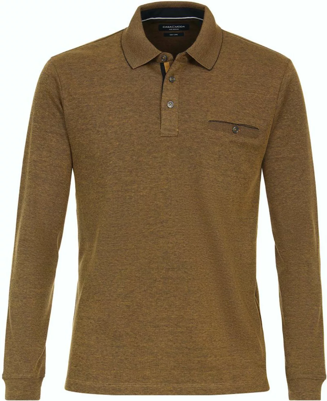 CASAMODA Langarm-Poloshirt CASAMODA Polo-Shirt Langarm gestreift günstig online kaufen