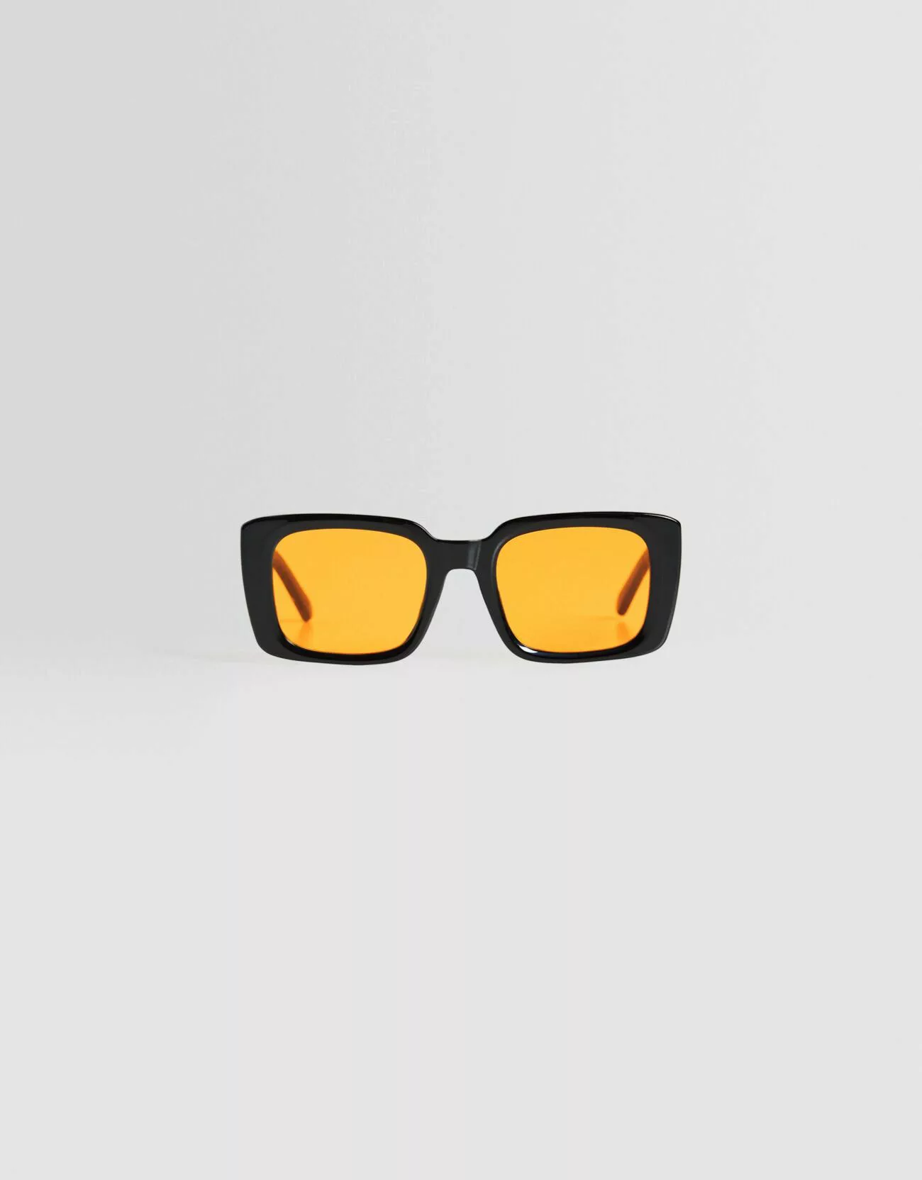 Bershka Rechteckige Sonnenbrille Damen Orange günstig online kaufen