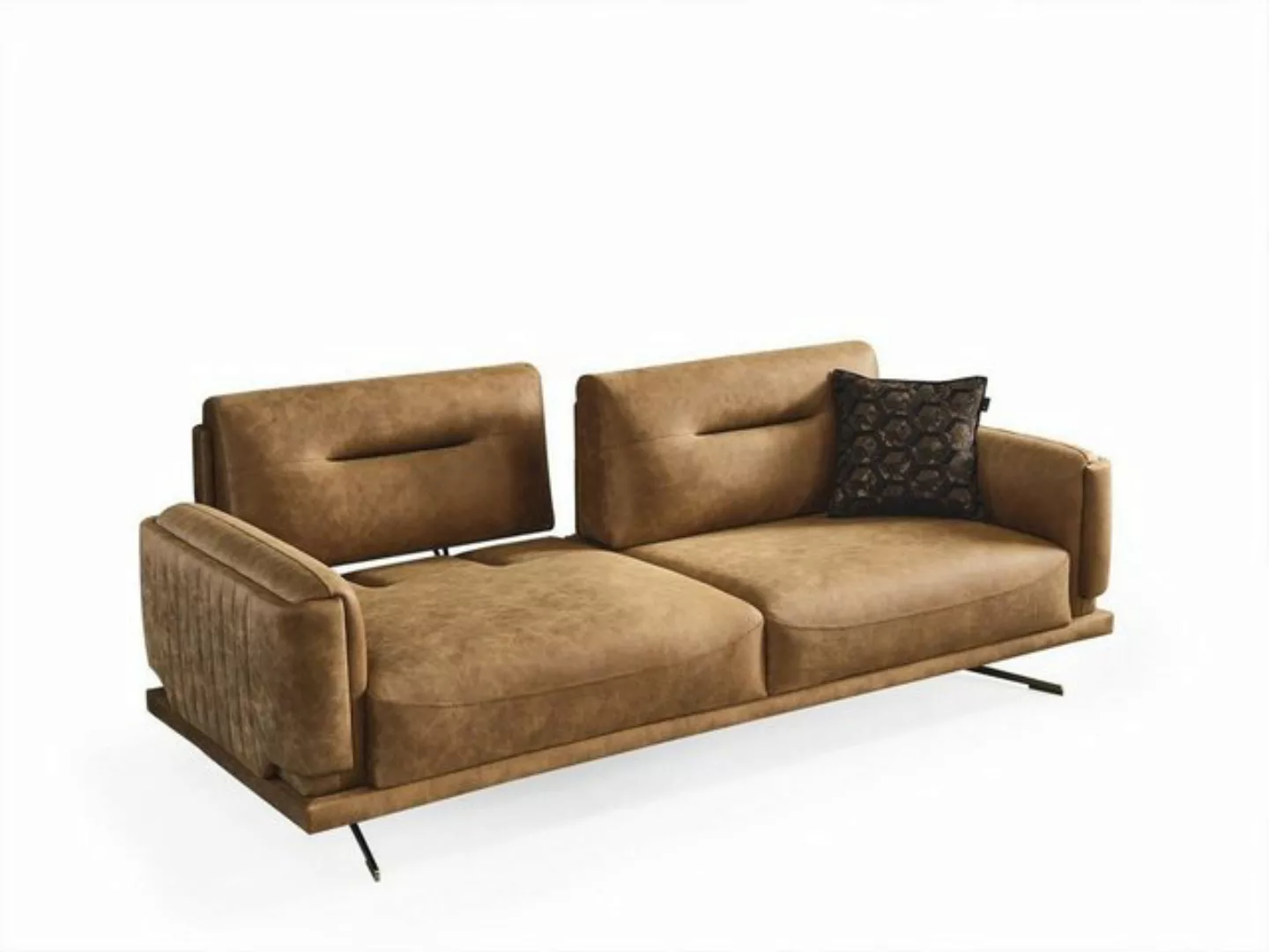 JVmoebel Sofa Beiger Moderner Dreisitzer Luxus 3-er Stilvolle Möbel Edles D günstig online kaufen