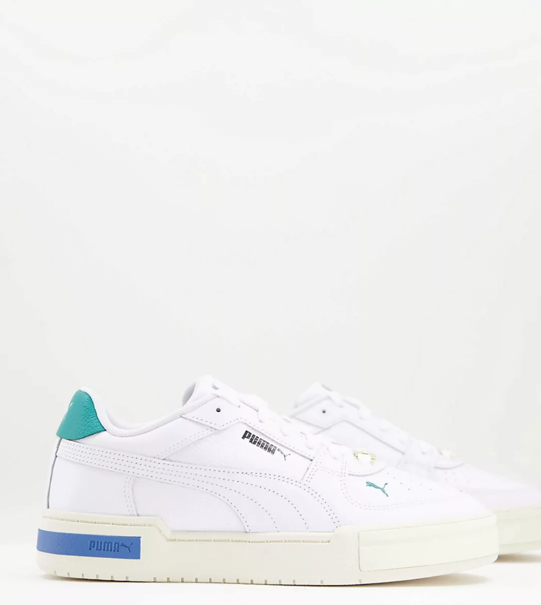 PUMA – CA Pro – Sneaker mit Schmucksteinverzierung in Weiß und Blau – exklu günstig online kaufen