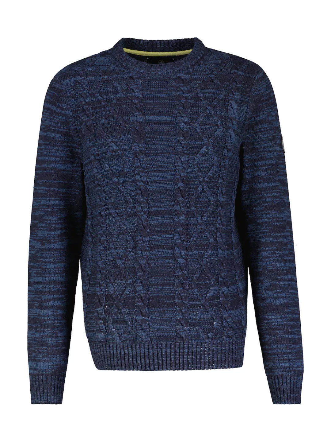 LERROS Strickpullover, meliert, mit Zopf-Muster günstig online kaufen