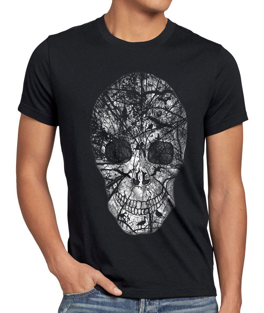 style3 T-Shirt Skull Totenkopf rocker club günstig online kaufen