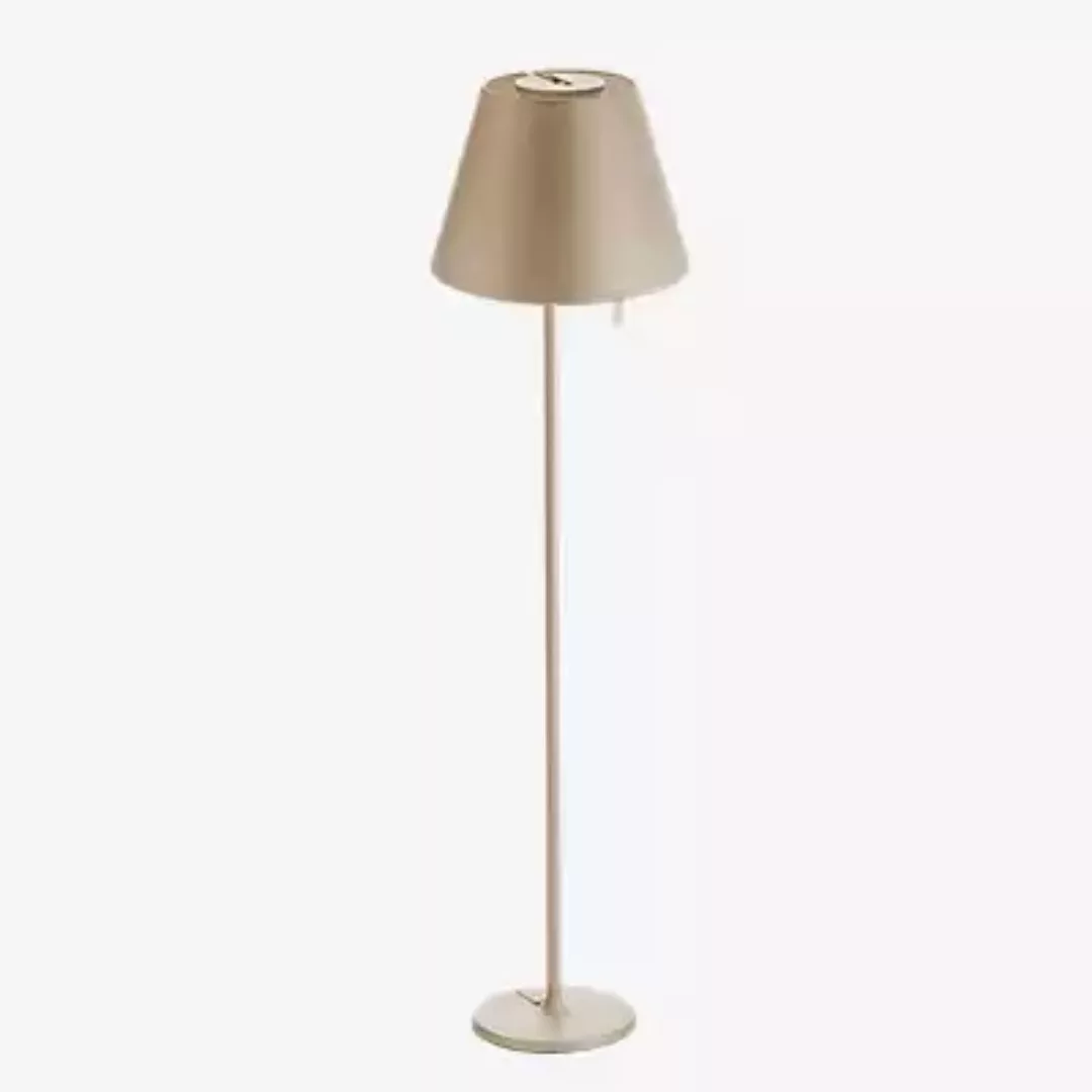 Artemide Melampo Stehleuchte, 163 cm, bronze ecru günstig online kaufen