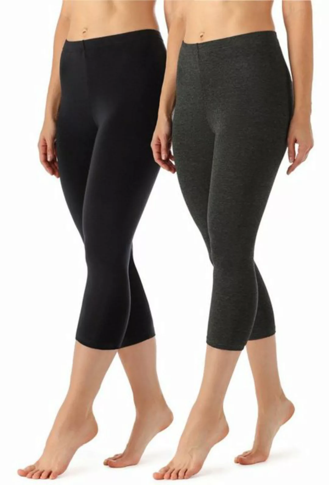 Merry Style Leggings Damen Caprihose 3/4 Hose MS10-144 (2-tlg) aus Viskose günstig online kaufen