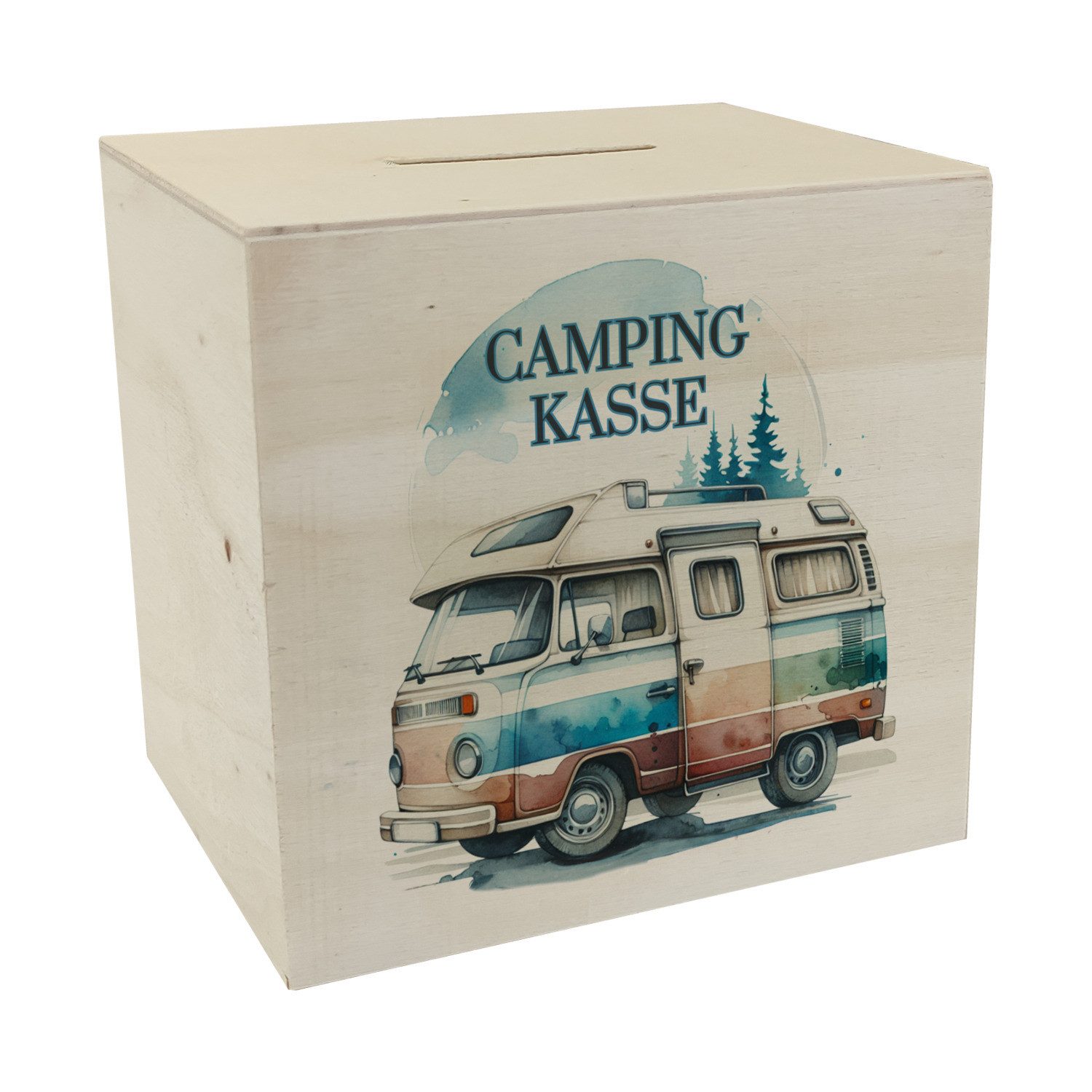 speecheese Spardose Campingwagen Spardose aus Holz günstig online kaufen