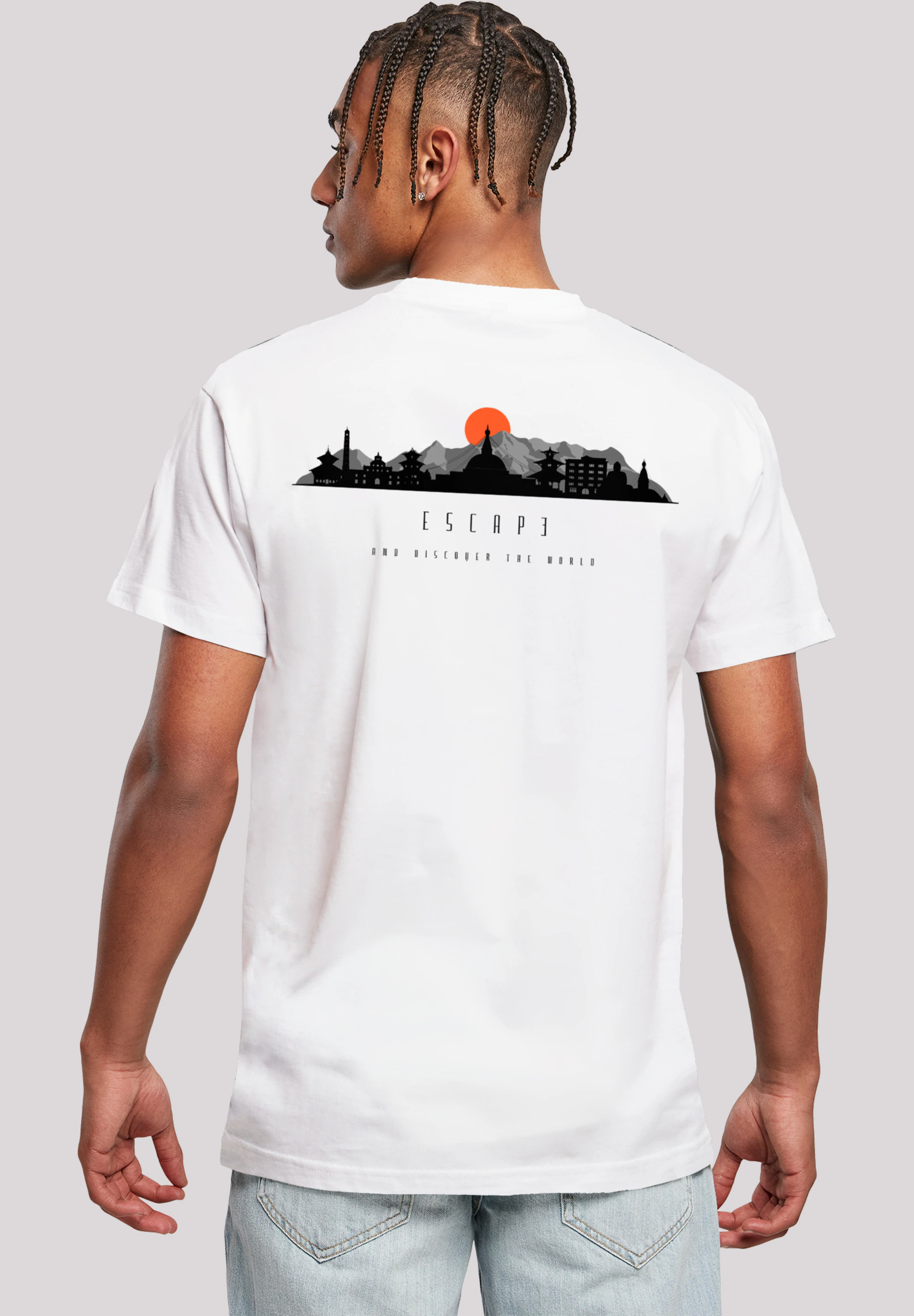 F4NT4STIC T-Shirt "Escape Discover the World Asian Town", Premium Qualität, günstig online kaufen