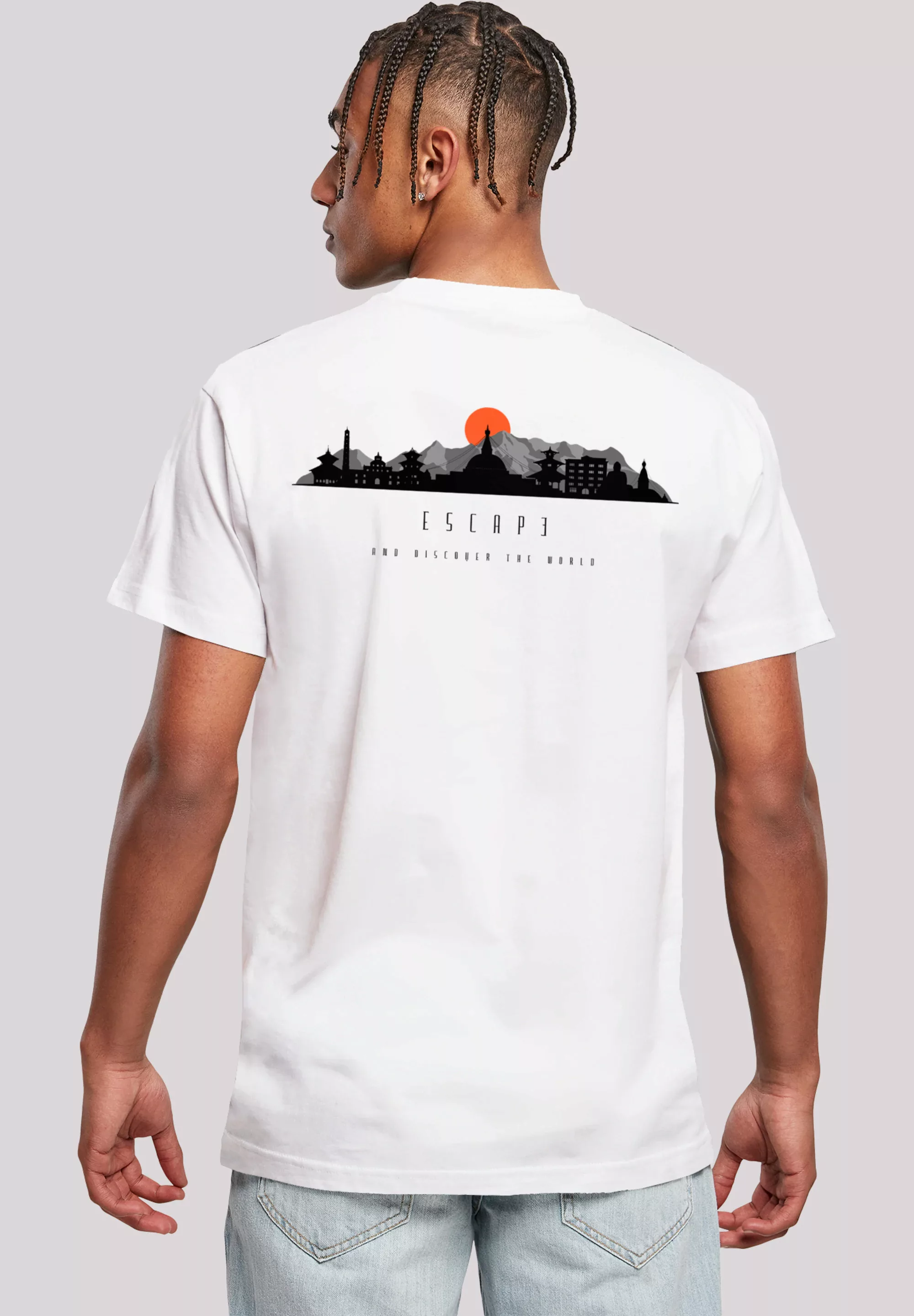 F4NT4STIC T-Shirt "Escape Discover the World Asian Town", Premium Qualität, günstig online kaufen
