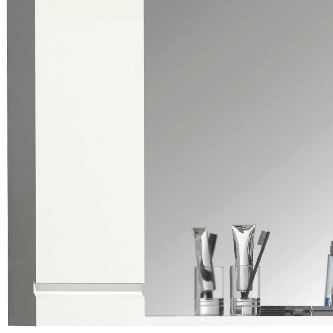 Badezimmer Schrank mit Spiegel in Weiß 100 cm breit - 71 cm hoch günstig online kaufen