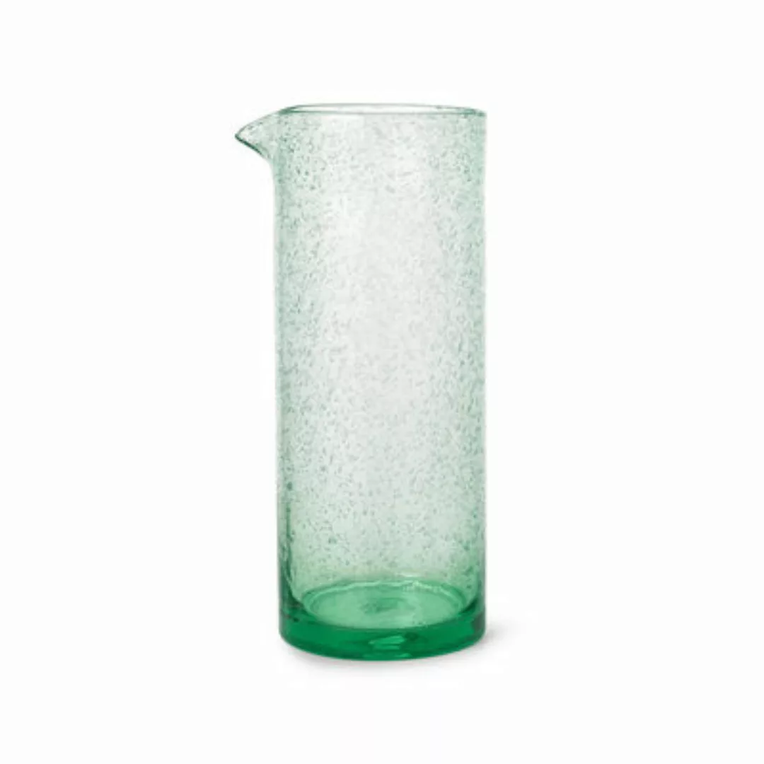 Karaffe Oli glas grün /1 Liter - Ferm Living - Grün günstig online kaufen