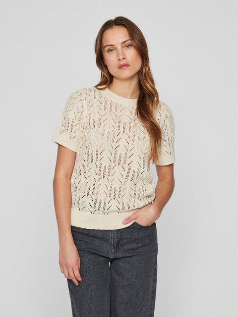 Vila Kurzarmpullover VICOTTI S/S O-NECK KNIT TOP - NOOS günstig online kaufen