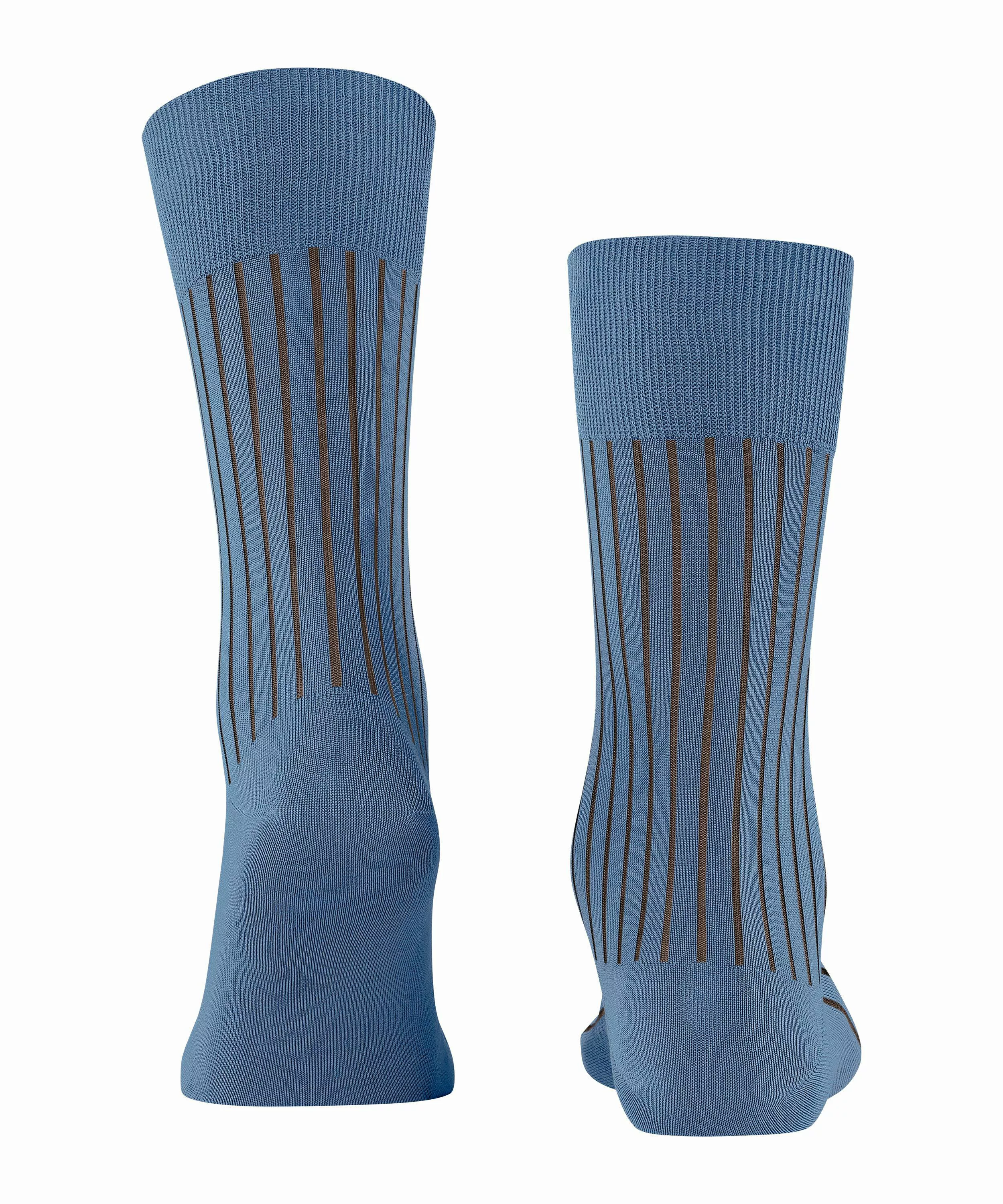 FALKE Shadow Herren Socken, 45-46, Blau, Rippe, Baumwolle, 14648-684506 günstig online kaufen