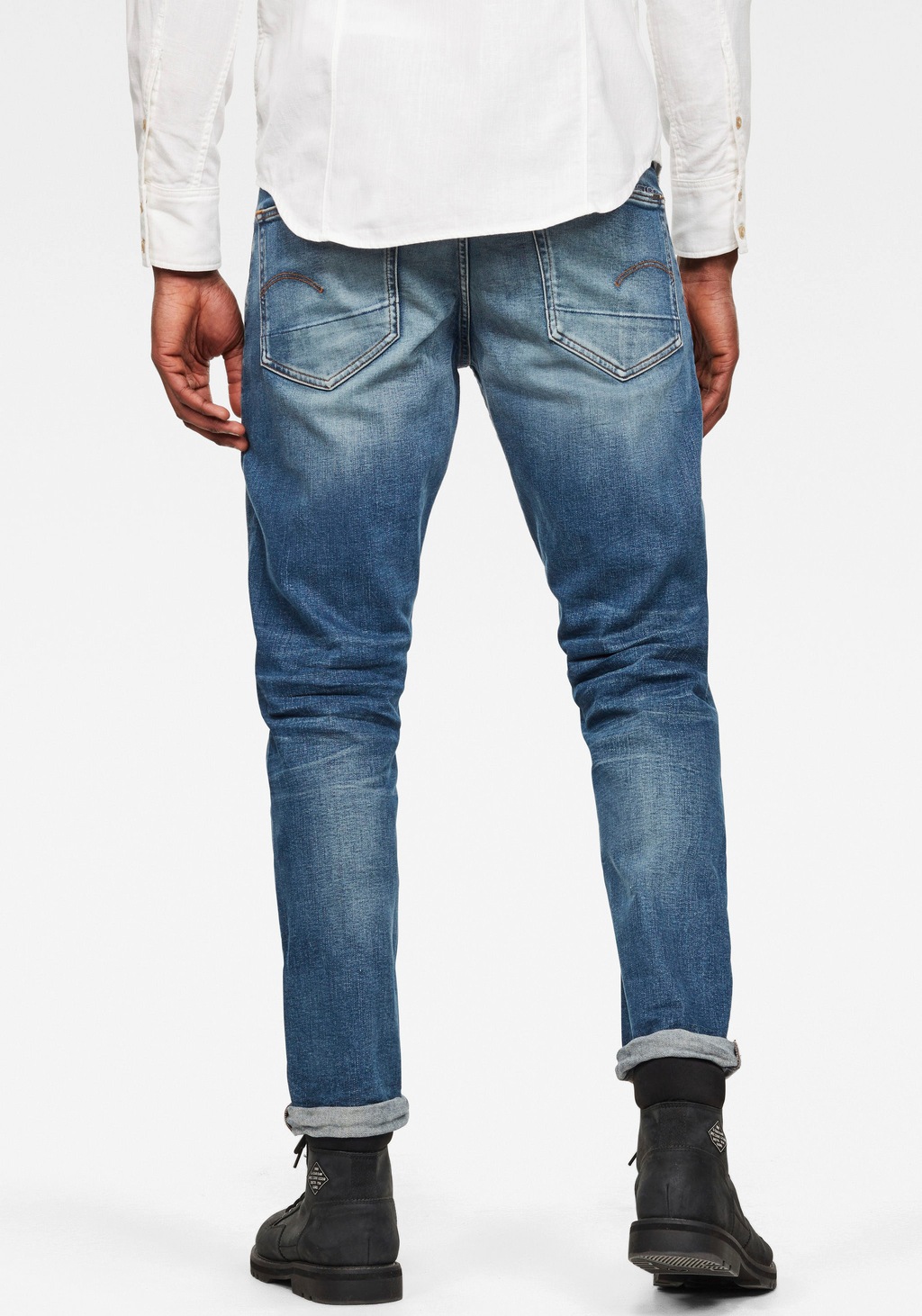 G-star 3301 Straight Tapered Jeans 28 Light Indigo Aged günstig online kaufen