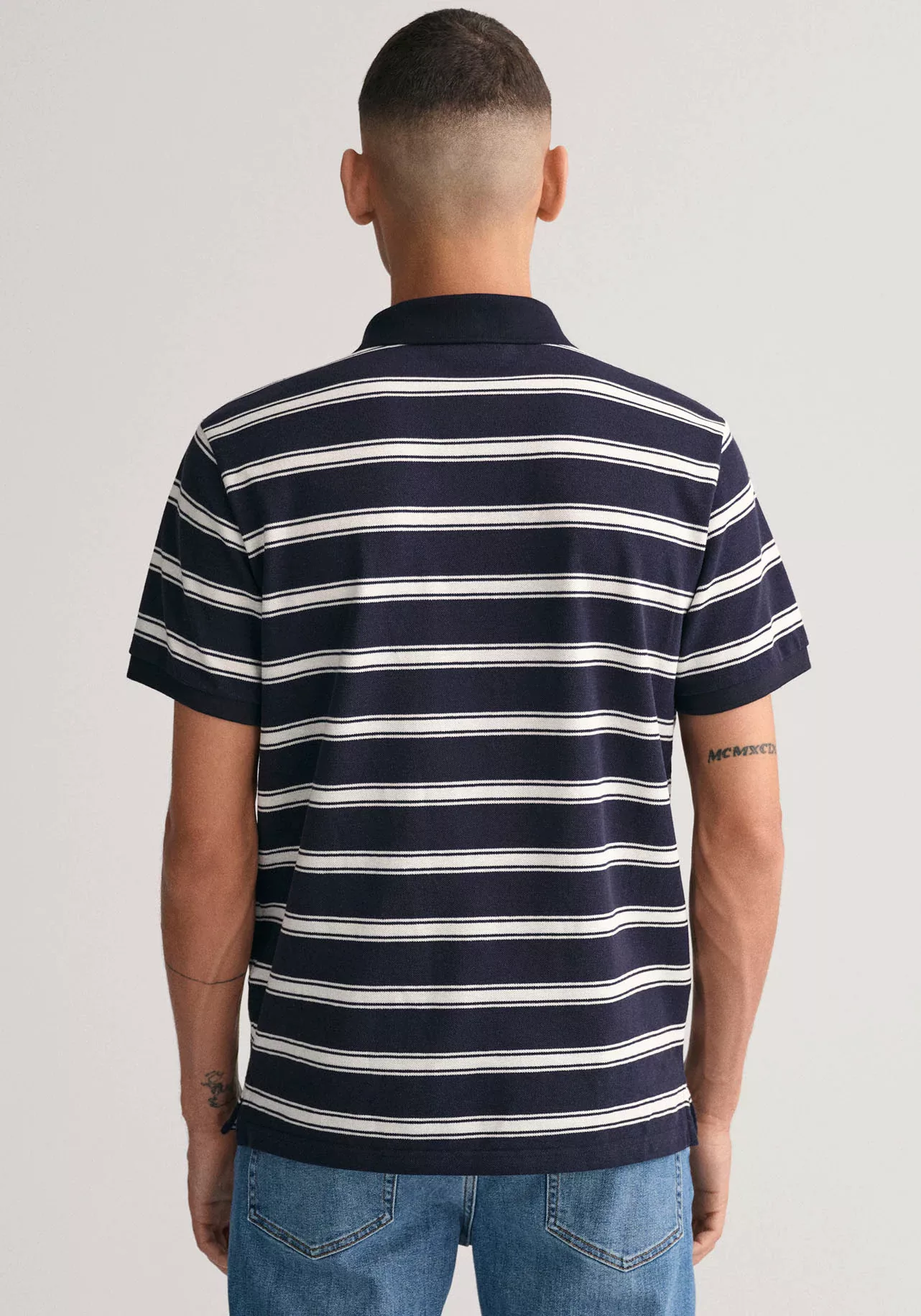 Gant Poloshirt STRIPE SS POLO mit Logostickerei auf der Brust günstig online kaufen