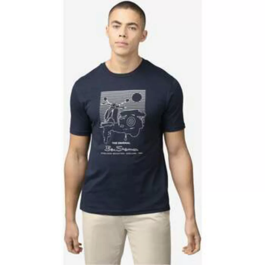 Ben Sherman  T-Shirts & Poloshirts Sommer-Scooter-T-Shirt – dunkles Marineb günstig online kaufen