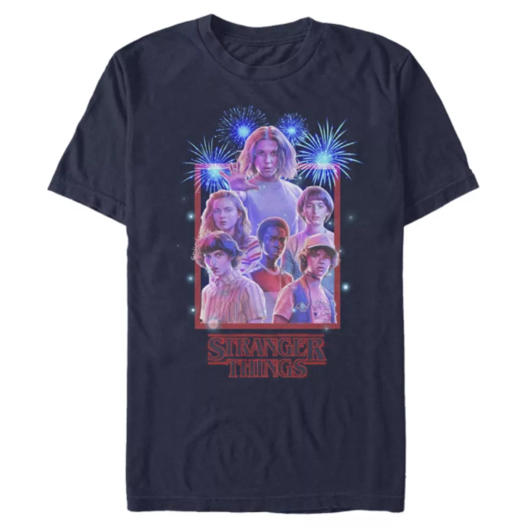 Netflix - Stranger Things - Gruppe Stranger Box - Männer T-Shirt günstig online kaufen