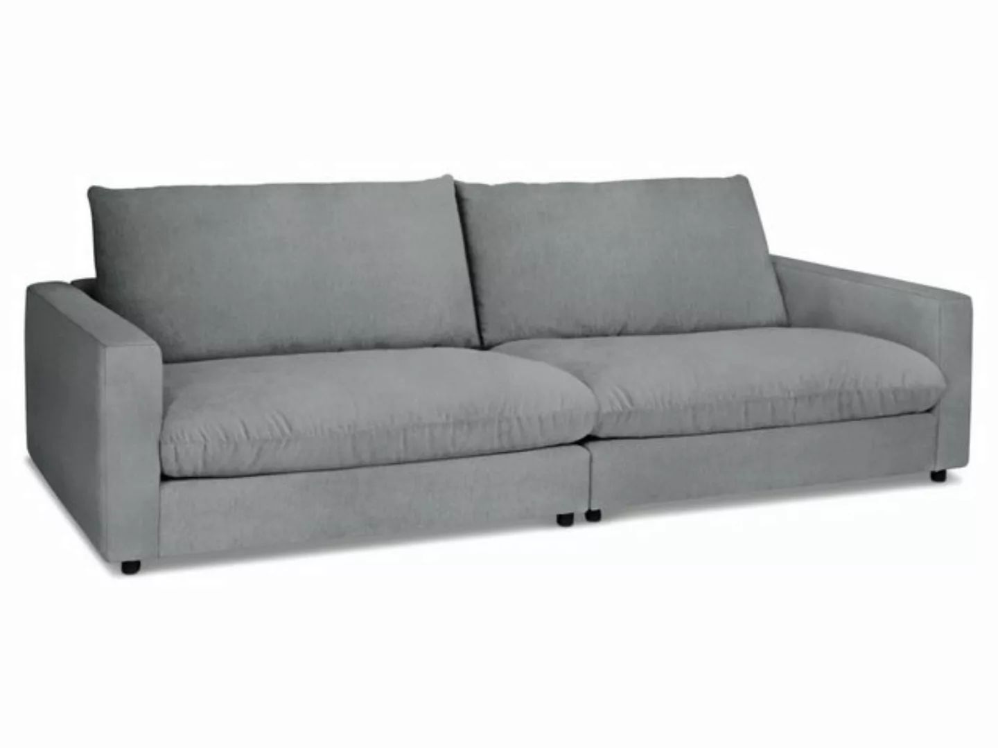 SANSIBAR Living Sofa Sofa SANSIBAR WANGEROOGE BHT 268x87x127 cm grau Couch günstig online kaufen