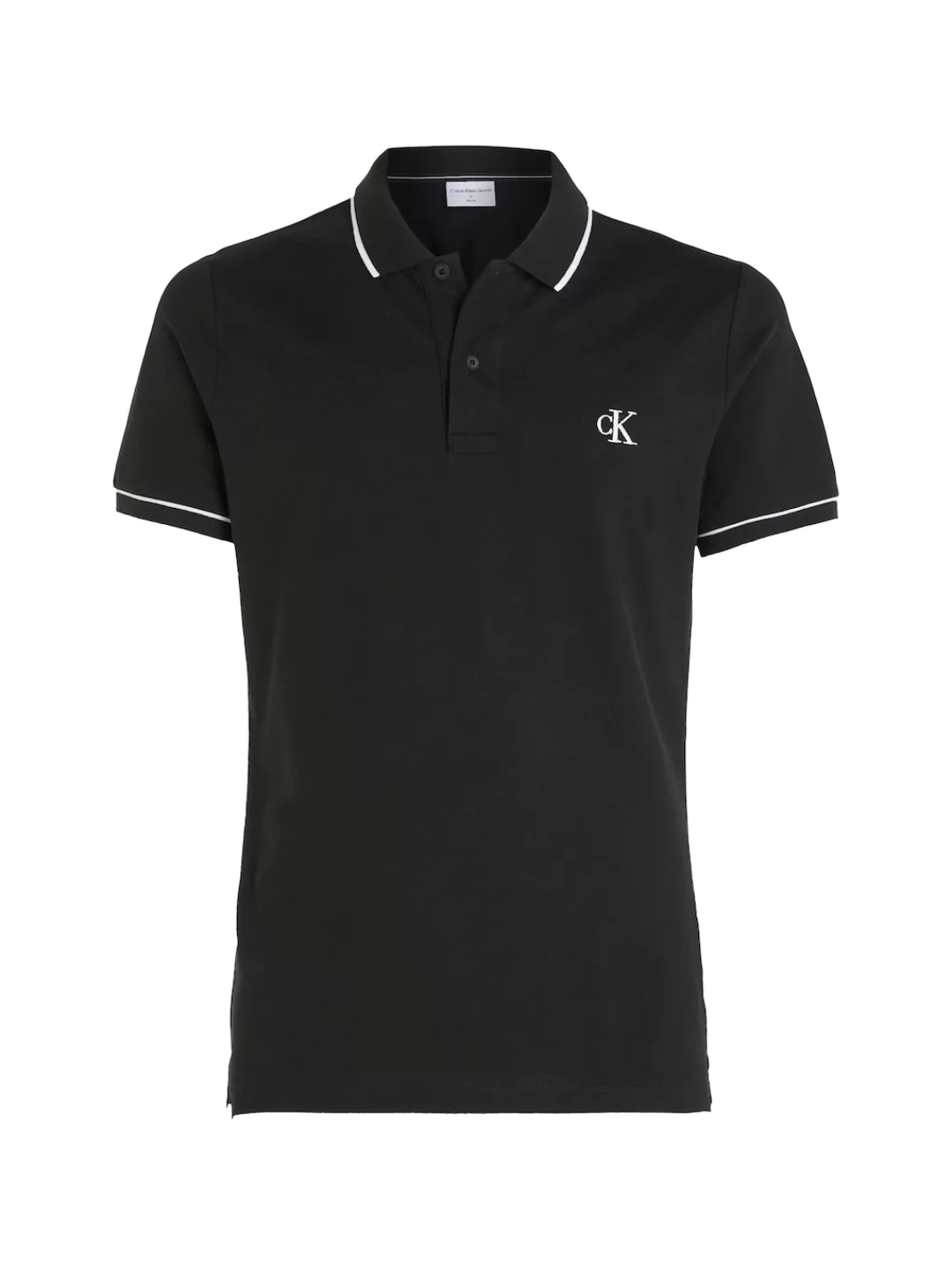 Calvin Klein Jeans Poloshirt "CK ESSENTIAL TIPPING SLIM POLO", mit Markenst günstig online kaufen