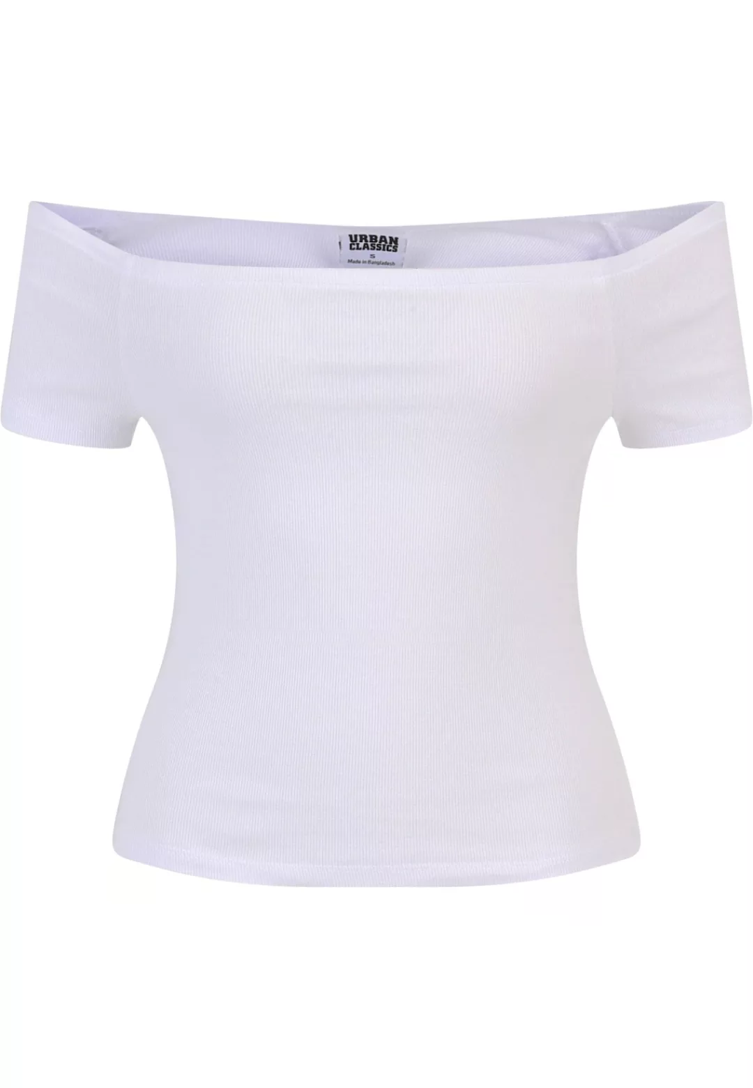 URBAN CLASSICS T-Shirt "Urban Classics Damen Ladies Off Shoulder Rib Tee 2- günstig online kaufen