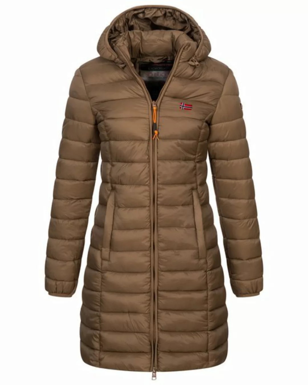 Geographical Norway Steppmantel Winter Jacke Steppjacke Parka Lange Kapuzen günstig online kaufen