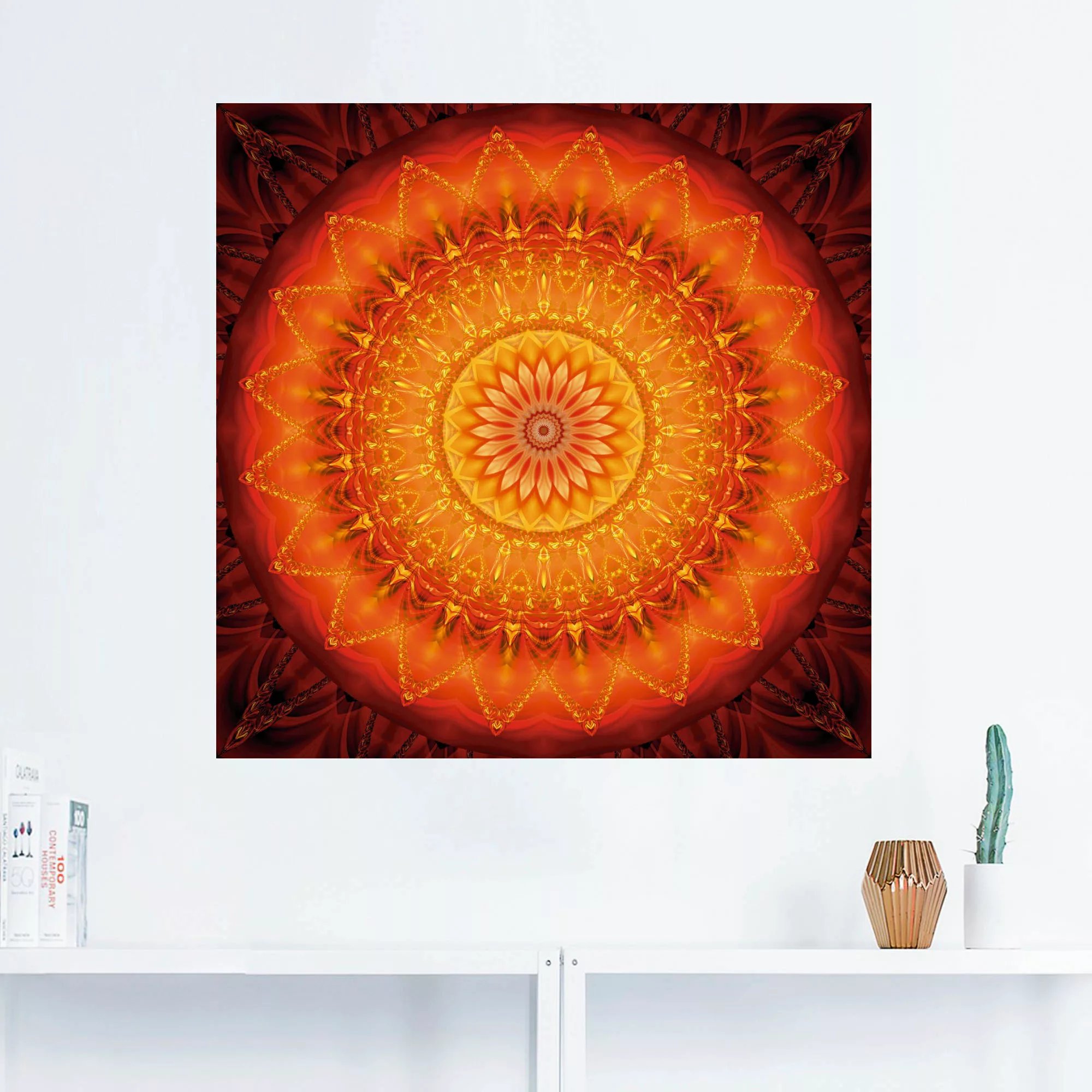 Artland Wandbild "Mandala Energie 1", Muster, (1 St.), als Leinwandbild, Po günstig online kaufen
