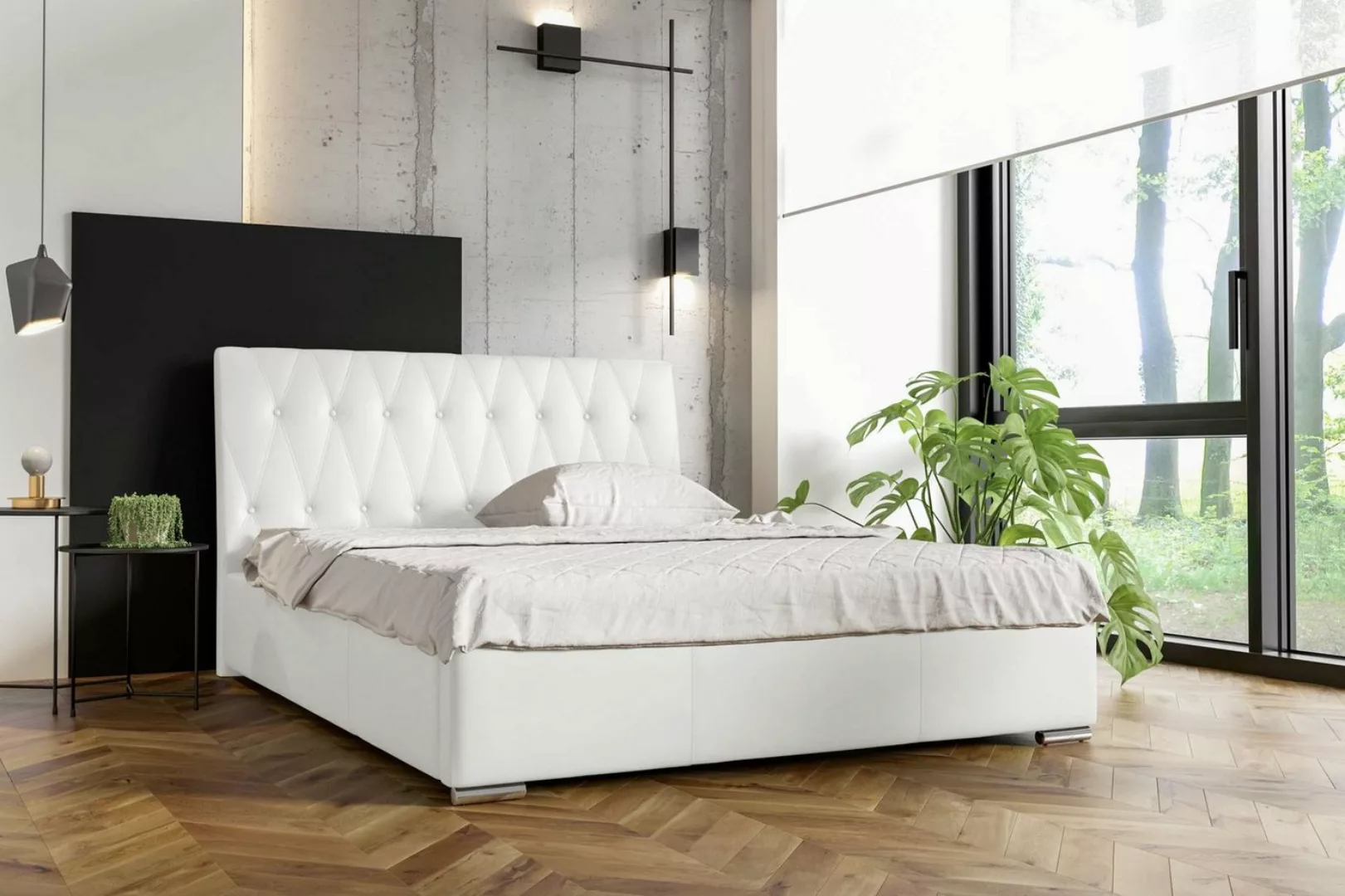 Stylefy Polsterbett Justin (Schlafzimmerbett, Bett), wahlweise mit Bettkast günstig online kaufen