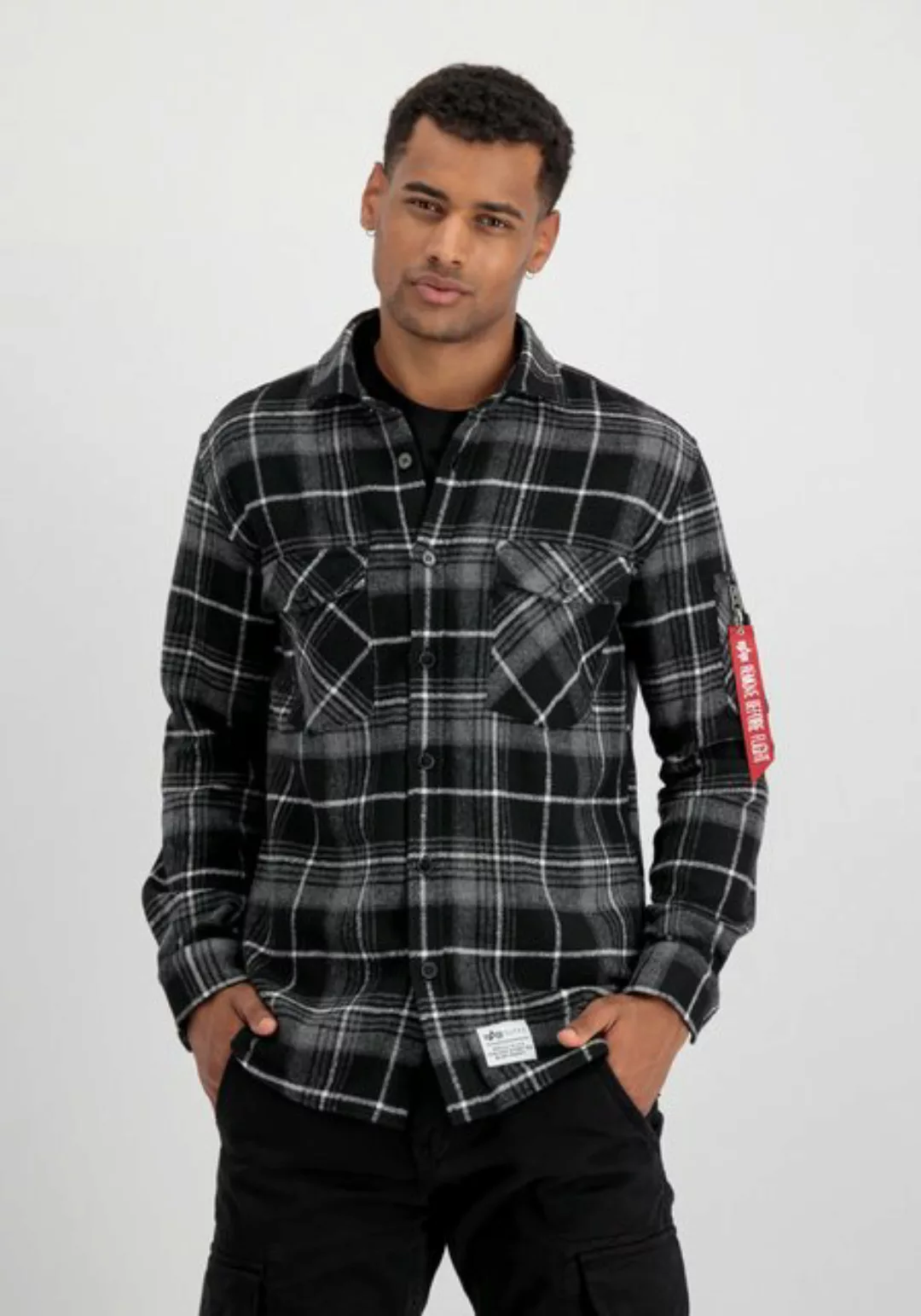 Alpha Industries Hemdjacke Alpha Industries Men - Overshirts Flannel Shirt günstig online kaufen