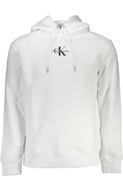 Calvin Klein Jeans Sweatshirt Herren Weißes Sweatshirt: Kapuzenpullover mit günstig online kaufen