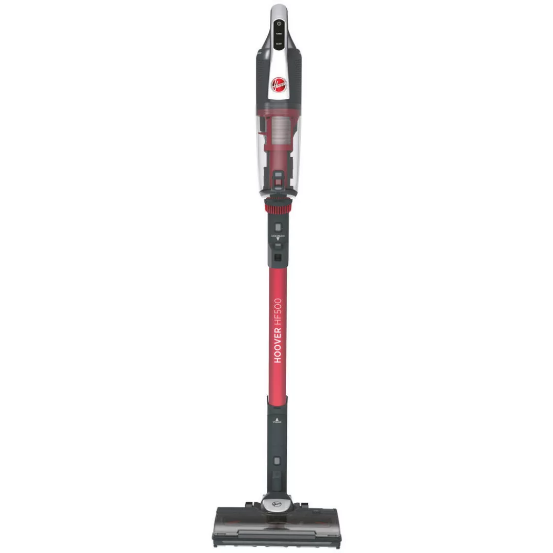 Hoover Handstaubsauger HF522STH schwarz rot Metall Kunststoff B/H/L: ca. 19 günstig online kaufen