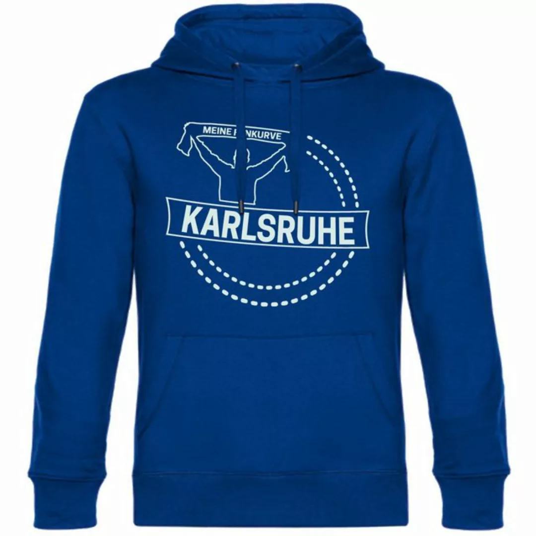 multifanshop Kapuzensweatshirt Karlsruhe - Meine Fankurve - Pullover günstig online kaufen